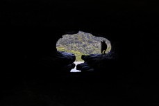 Hole in the rock at a remote beach in the Catlins, Southland, New Zealand.Credit: www.boxoflight.com/Derek Morrison