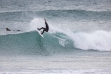 Alexis Owen on a windy spring evening at Blackhead, Dunedin, New Zealand.Credit: www.boxoflight.com/Derek Morrison
