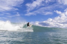 A surfer makes the most of a warm summery session at St Clair, Dunedin, New Zealand.
Credit: www.boxoflight.com/Derek Morrison