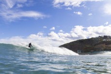 Matt Sherborne cuts back during a warm summery session at St Clair, Dunedin, New Zealand.
Credit: www.boxoflight.com/Derek Morrison