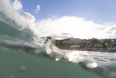 Taya Morrison in the end section during a warm summery session at St Clair, Dunedin, New Zealand.
Credit: www.boxoflight.com/Derek Morrison