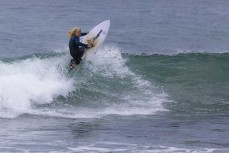 Keo Morrison surfs at St Clair, Dunedin, New Zealand.
Credit: www.boxoflight.com/Derek Morrison
