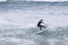 Keo Morrison slides the tail on a wave at St Clair, Dunedin, New Zealand.
Credit: www.boxoflight.com/Derek Morrison