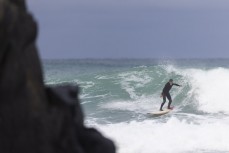 A surfer drops into a solid wave during a clean summer swell at Aramoana, Dunedin, New Zealand.
Credit: www.boxoflight.com/Derek Morrison