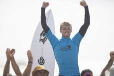 Daniel Farr during Day 5, Finals Day, at the 2022 New Zealand Surfing Championships held at Nine Mile Beach, Westport, New Zealand.