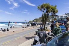 Crowds at the 2022 Otago Surfing Championships held at St Clair, Dunedin, New Zealand.
Credit: www.boxoflight.com/Derek Morrison