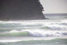 Cyclone Dovi swell at Whangamata, Coromandel, New Zealand.