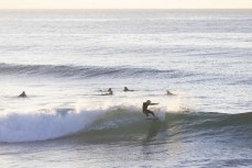 Keo Morrison makes the most of a dawn session at St Clair, Dunedin, New Zealand.
Credit: www.boxoflight.com/Derek Morrison