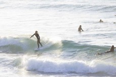 Rewa Morrison makes the most of a dawn session at St Clair, Dunedin, New Zealand.
Credit: www.boxoflight.com/Derek Morrison