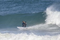 Rewa Morrison making the most of waves at St Clair, Dunedin, New Zealand. Photo: Derek Morrison