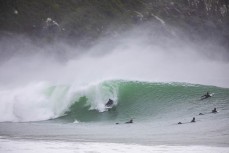Jamie Civil in his element in the Catlins. Photo: Derek Morrison