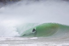 Jamie Civil in his element in the Catlins. Photo: Derek Morrison