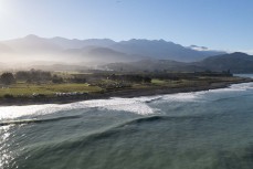 The lineup at a surf break near Kaikoura, New Zealand. Photo: Derek Morrison