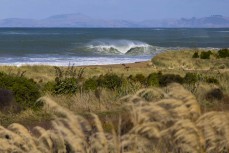 Lineup on Otago's North Coast, New Zealand.