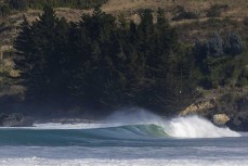 Lineup on Otago's North Coast, New Zealand.