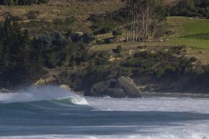 Lineup on Otago's North Coast, New Zealand.