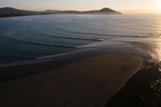 Lineup on Otago's North Coast, New Zealand.