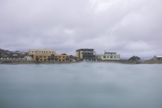 Buildings along the Esplanade at St Clair, Dunedin, New Zealand.
Credit: Derek Morrison