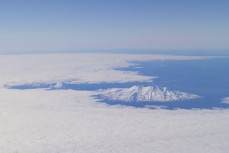 Mt Tongariro, Mt Ngauruhoe and Mt Ruapehu from 10,000m, Central Plateau, New Zealand.
Credit: Derek Morrison