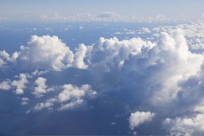 Clouds near Auckland, New Zealand.