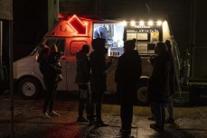 Free Patti's and Cream ice creams at Jamie Civils tribute event, A Knight To Remember, Dunedin, New Zealand. June 11, 2022.Photo: Derek Morrison