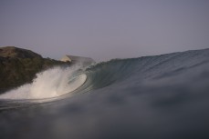Empty wave during a fun evening session in winter at Blackhead, Dunedin, New Zealand.Credit: Derek Morrison