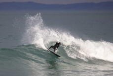 Ollie Charlesworth during a fun winter session at Blackhead, Dunedin, New Zealand.Photo: Derek Morrison