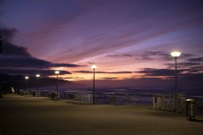 Dawn along the esplanade at St Clair, Dunedin, New Zealand.Photo: Derek Morrison