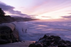 A storm surge washes into the beach at St Clair, Dunedin, New Zealand.Photo: Derek Morrison