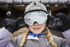 Rewa Morrison at Cardrona ski field, Cardrona Valley, New Zealand.