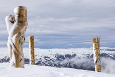 Pou at Cardrona, Central Otago, New Zealand.