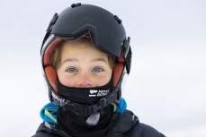 Flo Mutton at Treble Cone, Central Otago, New Zealand.