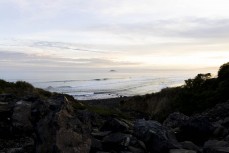 The lineup on a small day at Blackhead, Dunedin, New Zealand.Credit: Derek Morrison
