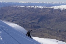 Matt Sherborne at Cardrona ski field, Cardrona Valley, Wanaka, New Zealand.