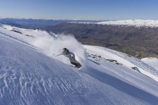 Rewa Morrison at Cardrona ski field, Cardrona Valley, Wanaka, New Zealand.