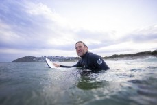 Part-time Pete during a fun session at Middles Beach, Dunedin, New Zealand.Credit: Derek Morrison