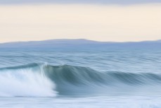 Empty waves during a fun swell at Blackhead, Dunedin, New Zealand.