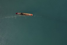A local fisherman  at Roxies in the Mentawais Island chain, Western Sumatra, Indonesia.