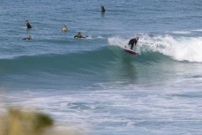 Keo Morrison making the most of fun waves at Blackhead, Dunedin, New Zealand.
Credit: Derek Morrison