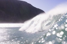 Barrel at Aramoana, Dunedin, New Zealand.Credit: Derek Morrison