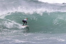 Tessa Gabbott in action during the opening ladder contest of the year for South Coast Board Riders Association held at St Clair, Dunedin, New Zealand.
Credit: Derek Morrison