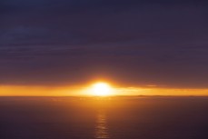 Sunrise at St Clair, Dunedin, New Zealand.