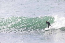 Jada Morris down the line at St Clair, Dunedin, New Zealand.