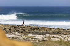 A surfer makes the most of a fun summer swell at a remote pointbreak in the Catlins, Southland, New Zealand.
Credit: Derek Morrison