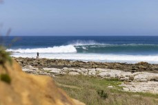 A surfer winds down the line during a fun summer swell at a remote pointbreak in the Catlins, Southland, New Zealand.
Credit: Derek Morrison