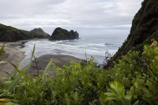 Lineup at Piha, Auckland, New Zealand. Photo: Derek Morrison