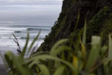 Lineup at Piha, Auckland, New Zealand. Photo: Derek Morrison