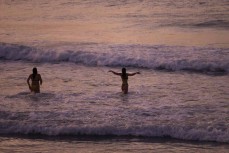 Dawn swim at St Clair, Dunedin, New Zealand.
Credit: Derek Morrison