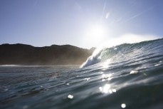 An empty wave during a fun autumn swell at Blackhead, Dunedin, New Zealand.Credit: Derek Morrison