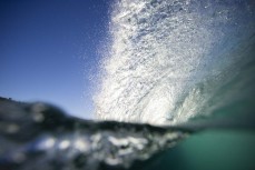 An empty wave during a fun autumn swell at Blackhead, Dunedin, New Zealand.Credit: Derek Morrison